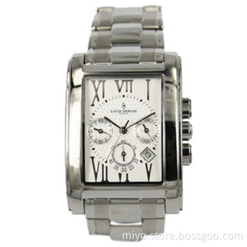 Men's Sports Watch in Stainless Steel Materials, Multifunction, Japan Movt, 3ATM Water-resistant